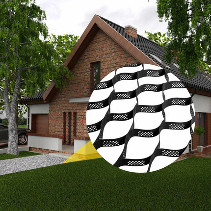 Geocell Ground Grid 3in HDPE, 237.5 Sq Ft Coverage