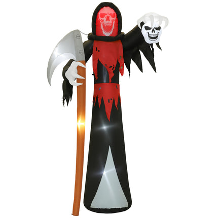 Milzīgs 3,7 m Grim Reaper ar LED gaismām āra lietošanai