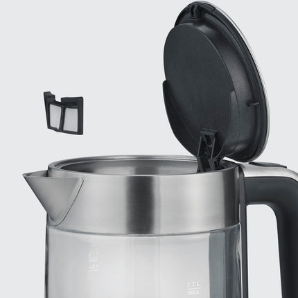 Glass Electric Kettle, 1.7L, 2200W, Fast Boil