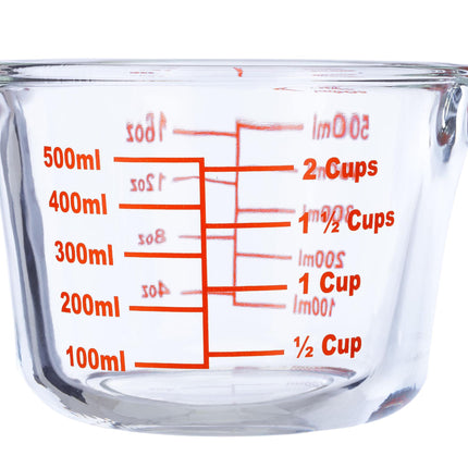 Stikla mērtrauks 500 ml