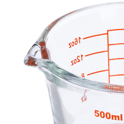 Stikla mērtrauks 500 ml
