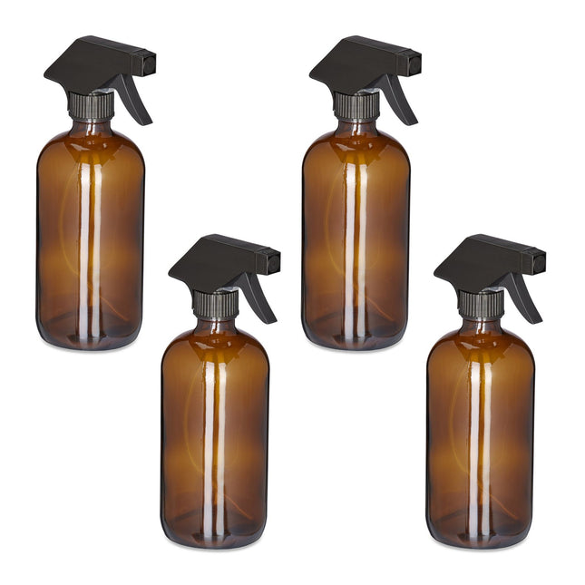 Stikla smidzināšanas pudele 500 ml, 4 gab. komplekts