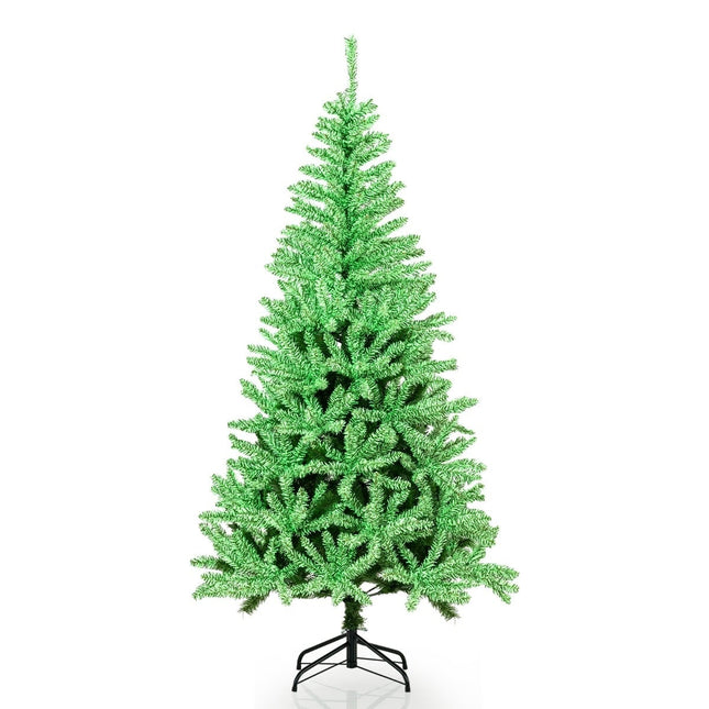 Spīdoša 180 cm mākslīgā Ziemassvētku eglīte, salokāma