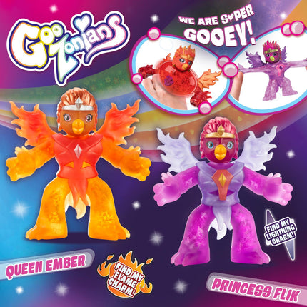 Goozonians dvīņu komplekts, Queen Ember pret Princess Flik, W1