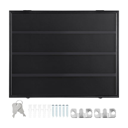 Graded Sports Card Display Case, 36 Slots, Lockable, Wall Mount