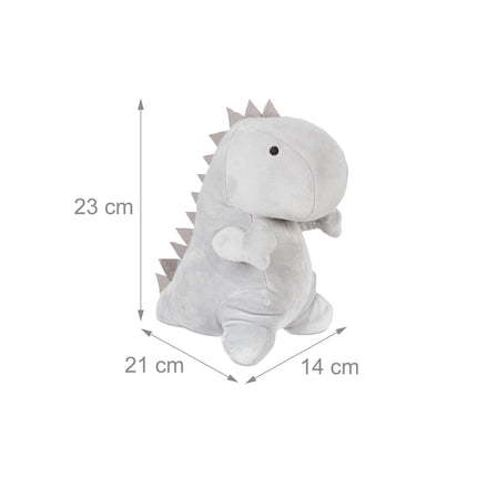 Pelēka durvju atdure Dino