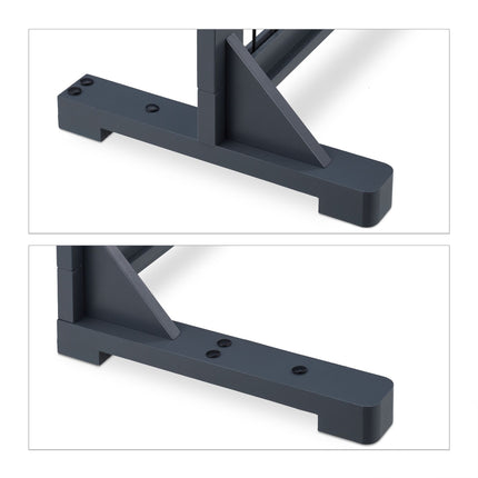 Gray retractable security gate