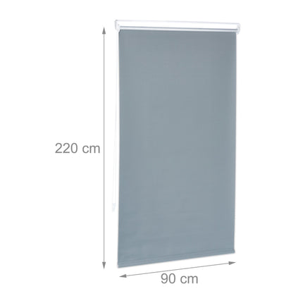 Pelēkas termo rullo žalūzijas 220 cm garas