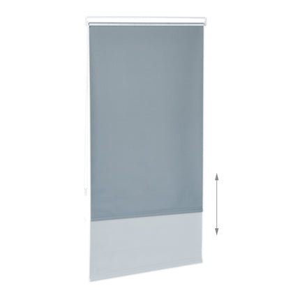 Pelēkas termo rullo žalūzijas 220 cm garas