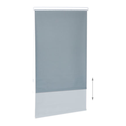 Pelēkas termo rullo žalūzijas 220 cm garas