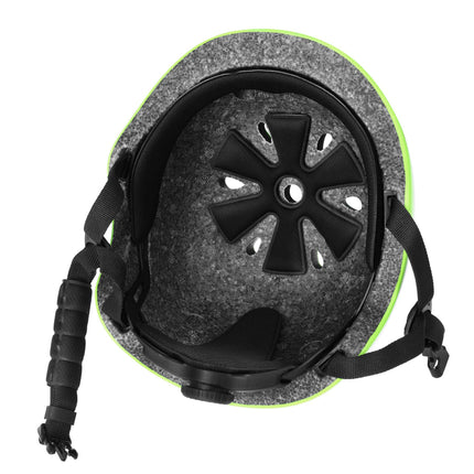 Zaļa slidošanas ķivere, S (52-56 cm), viegla