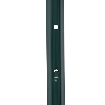 Zaļi tērauda žoga stabi, 90 cm, 10 gab. komplekts