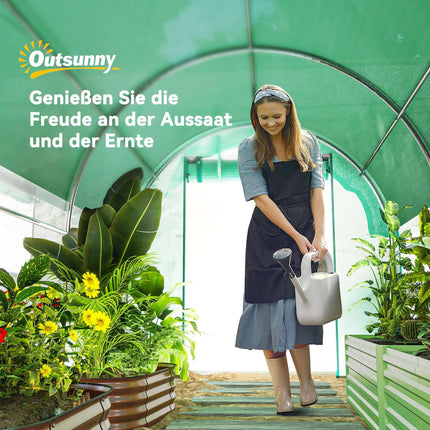 Greenhouse 3x2x2m with Roll-Up Sides & UV protection