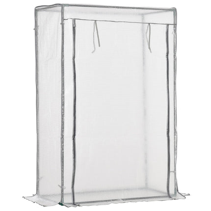 White greenhouse for vegetables & flowers, 101x50x150 cm