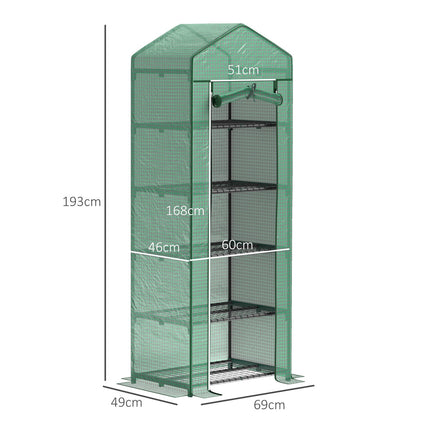 Siltumnīca ar rullējamām durvīm, plauktiem, ziemai izturīga folijas siltumnīca no tērauda, siltumnīca balkonam, dārzam, tomātu māja 69 x 49 x 193 cm, tomātu siltumnīca tomātiem, dārzeņiem, ziediem, zaļumiem