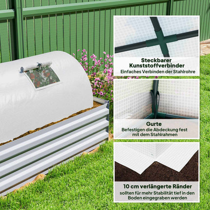 Tomato greenhouse, UV-protected, winter-proof, water-repellent