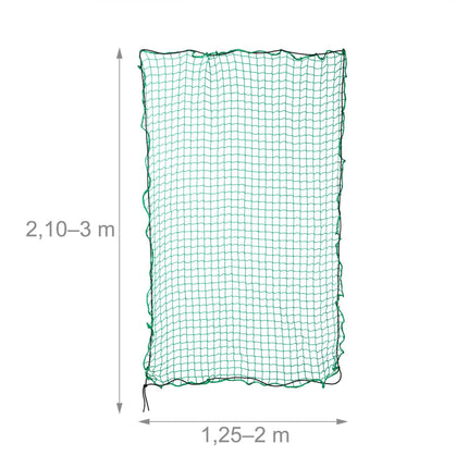 Zaļš piekabes tīkls 2,3 x 3,5 m