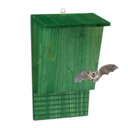 Zaļa koka sikspārņu kaste
