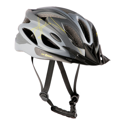Pelēkmelna L izmēra (55-61 cm) riteņbraukšanas ķivere