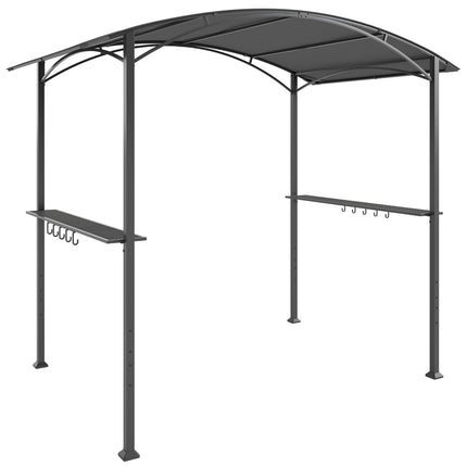 Grila paviljons 245x152 cm, ugunsdrošs jumts, tērauda rāmis