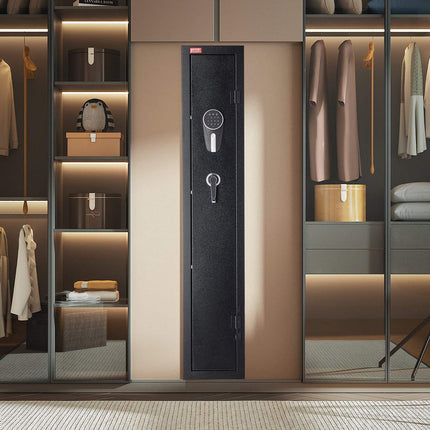 Gun Safe Rifle Cabinet, Digital Keypad, LED Light