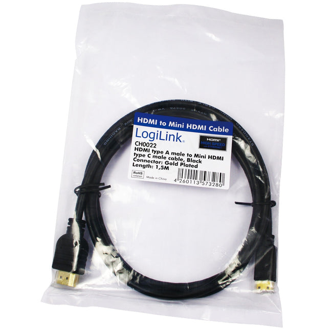 HDMI - Mini-HDMI cable 4K 1.5m