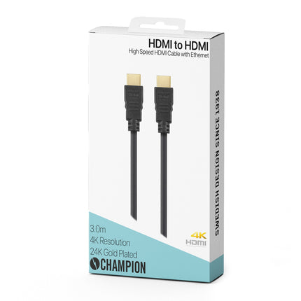 HDMI cable Ha-Ha Black 3.0m