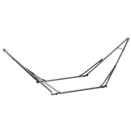 Foldable 2-in-1 hammock frame with clothes hanger, 120 kg capacity