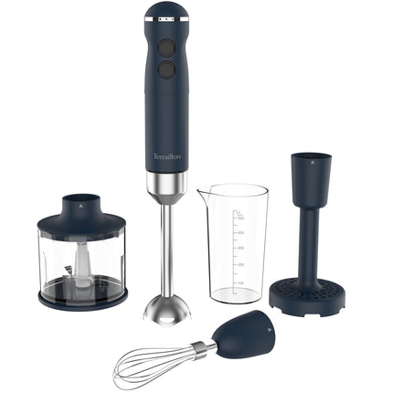 Rokas blenderis 1000 W – mainīgs ātrums, turbo režīms, piederumi