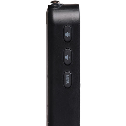 Handheld DAB+/FM radio with built-in speaker