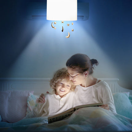Piekaramā lampa Bērnu istaba Mēness un zvaigznes