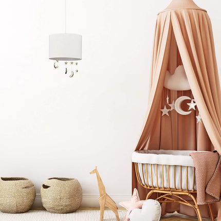 Piekaramā lampa Bērnu istaba Mēness un zvaigznes