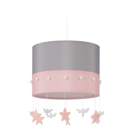 Piekaramā lampa bērnu istabai debesu stilā