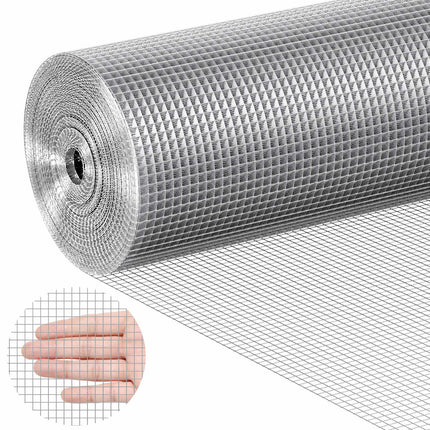 Hardware Cloth, 1/4 In 48 In x 100 Ft, 23 Gauge Galvanized