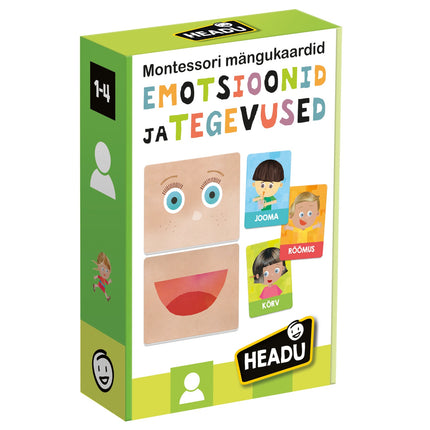 Montessori emociju un darbību kartītes (igauņu valodā)