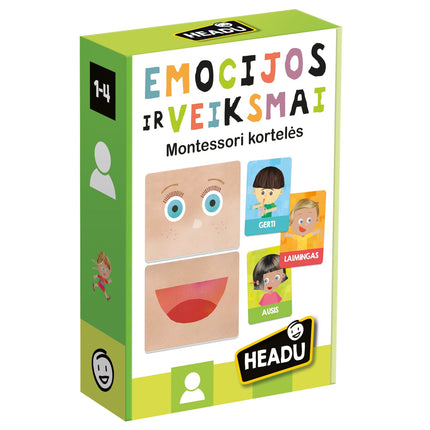 Montessori emociju un darbību kartītes (lietuviešu valodā)