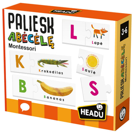 Headu Montessori Touch ABC (lietuviešu valodā)