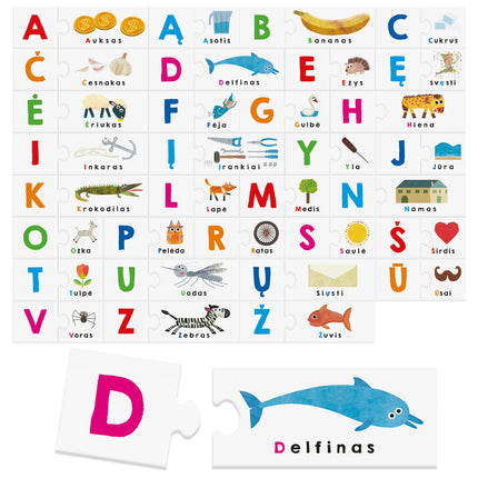 Headu Montessori Touch ABC (lietuviešu valodā)