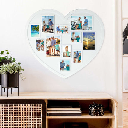 Sirds formas foto rāmis 11 fotogrāfijām