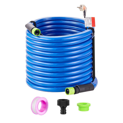 Heated RV Water Hose 75 Ft, -45F, 5/8 In ID