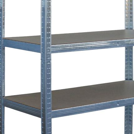 Izturīga 5 līmeņu tērauda plauktu vienība, celtspēja 875 kg