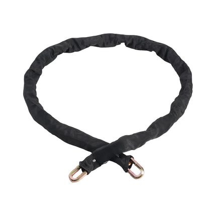Heavy Duty Bike Chain Lock, 1.8 m, 9.5 mm Steel, Black