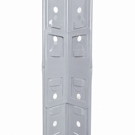 Heavy-Duty Shelving Unit with 5 Adjustable Tiers, 175 kg per Tier, Grey