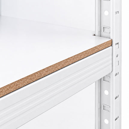Heavy-Duty Washing Machine Shelf, Narrow Steel Frame, White, 200 kg per Shelf