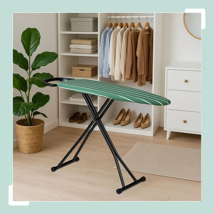 Gludināmais dēlis ar regulējamu augstumu un gludekļa paliktni, 121 x 39 cm