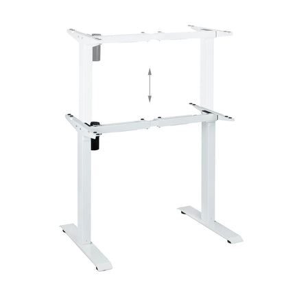 Height adjustable table frame
