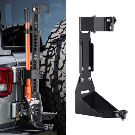High Lift Jack Mount Bracket Kit, Steel, Fits YJ TJ JK JL