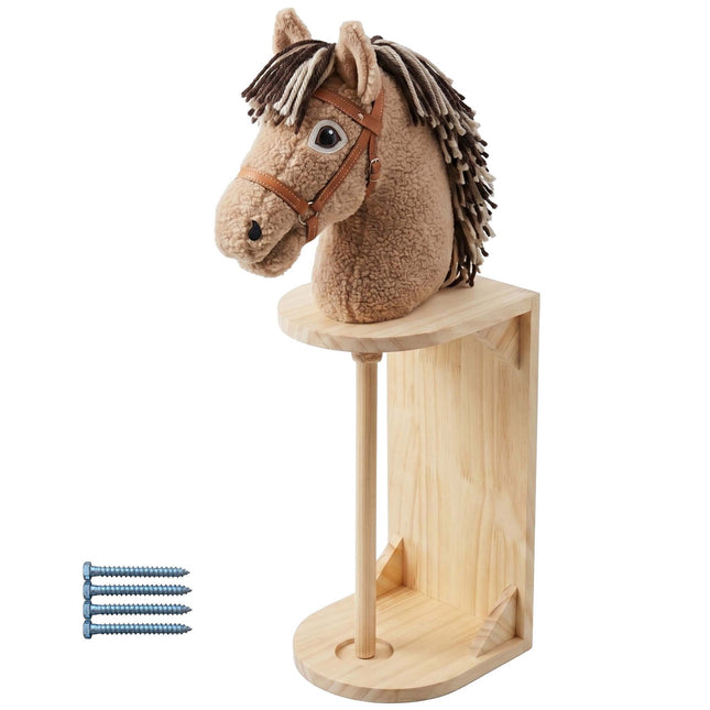 Hobby Horse sienas āķis, priedes koka vietu taupošs turētājs