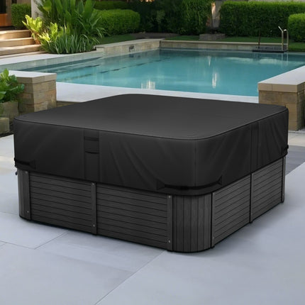 Hot Tub Cover 80x80x20 In, 600D Oxford, Waterproof