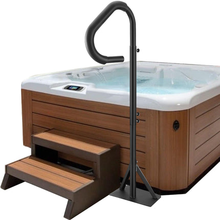 Hot Tub Handrail – 360 Rotating, Adjustable 48–63 in, 600 lb